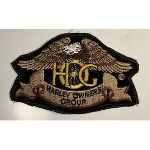 Vintage Harley Davidson HOG Harley Owners Group Patch Vintage Used